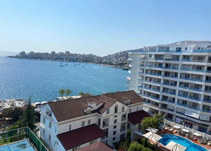 公寓 Lovely Seaview - 70m From Sarandë